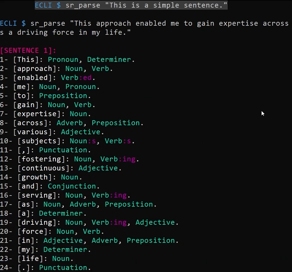 English Tokenizer (C++ Project)